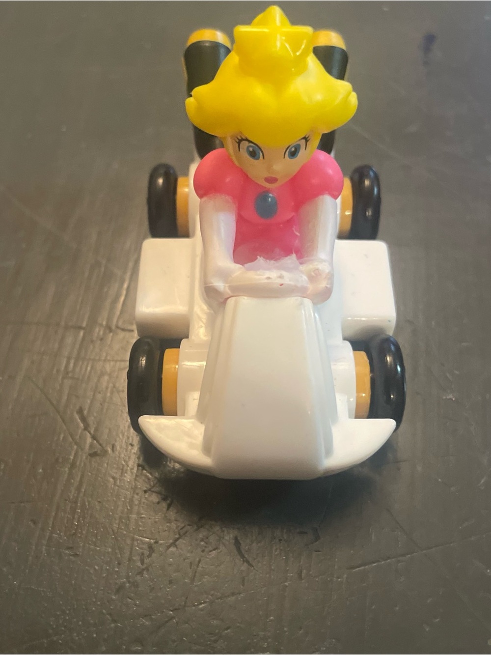 Super Mario Bros. Mario Kart Princess Racer Toy Car - Pink and White Kids Toy